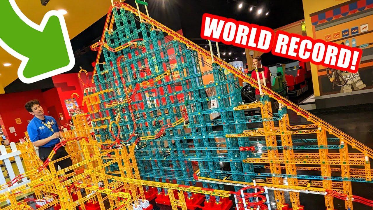 Check out the world’s largest LEGO rollercoaster standing at 9 feet ...